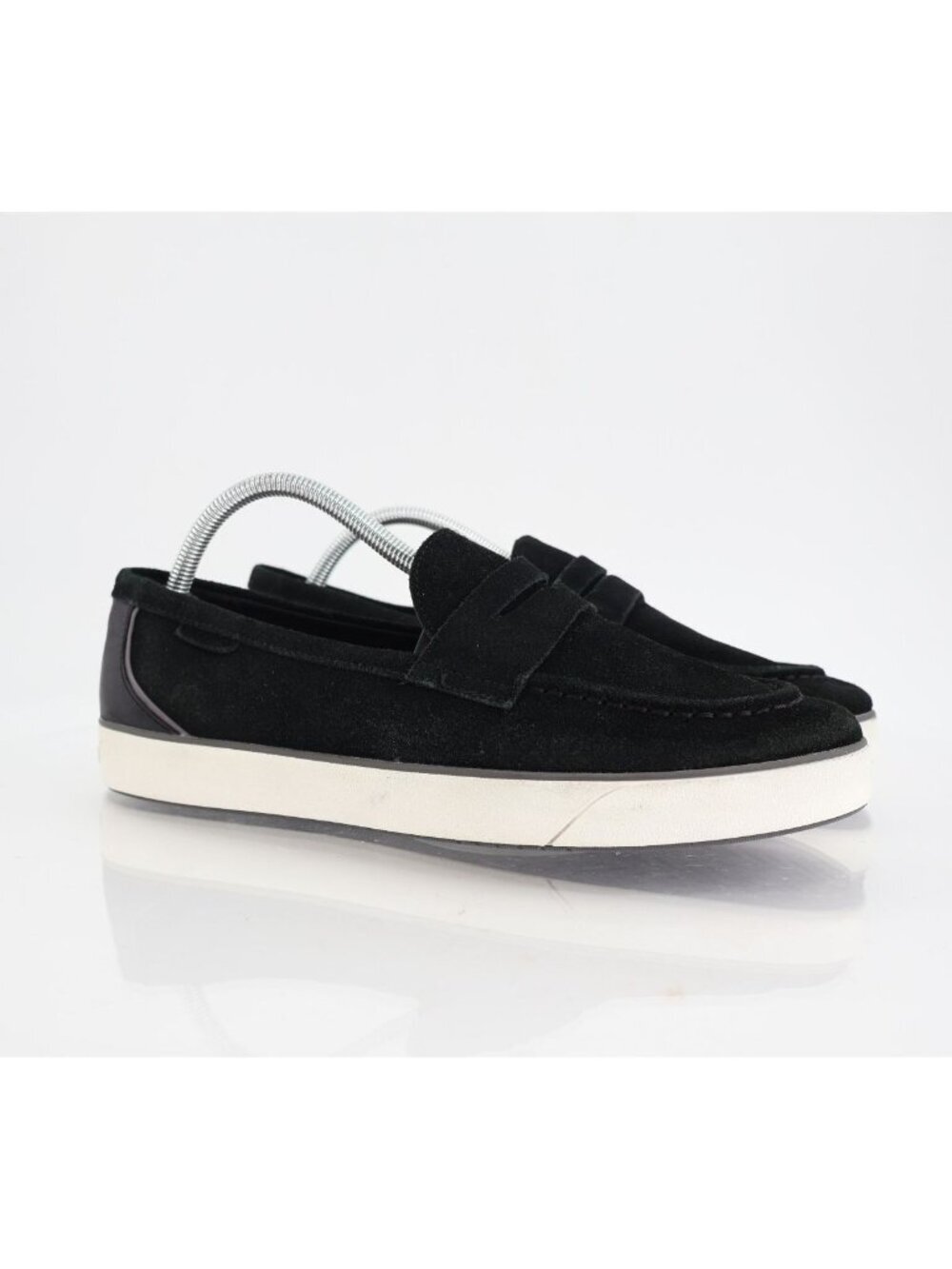 Cole Haan Womens Nantucket Penny Loafers Shoes Black Leather 11 B Lightweight